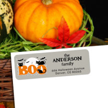 Boo Zwarte Katten en Vleermuizen Halloween Retoura