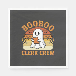 Booboo Clerk Crew Halloween Ghost Ontwerp_1 Servet