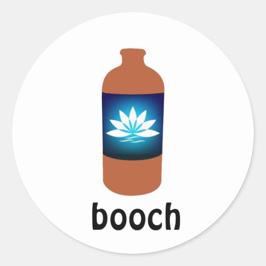 Booch sticker - Kombucha (Voorkant)