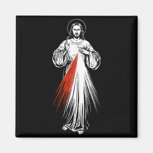 Bood Jesu Katholiek Geloof Heilige Beeld Magneet