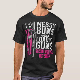 Boodbommen en geladen Pistolen die wolven niet sch T-shirt