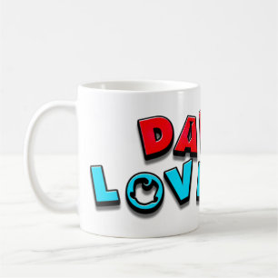Boodschap die liefde voor vaders uitdrukt koffiemok