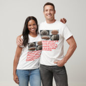 Boodschap over het behoud van de hersenen (ontwerp t-shirt (Unisex)