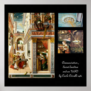Boodschap, Sint Emidius en een UFO Poster