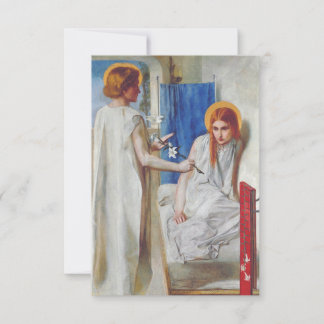 Boodschap van Dante Gabriel Rossetti Heilige Kaart