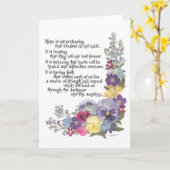 Boodschap van Hoop kaart (Gele Bloem)