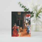 BOODSCHAP VAN RECANATI door Lorenzo Lotto Briefkaart (Staand voorkant)