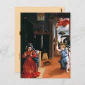 BOODSCHAP VAN RECANATI door Lorenzo Lotto Briefkaart (Voorkant / Achterkant)