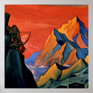“Boodschap van Shambala” door Nicholas Roerich Poster