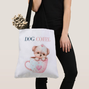 Boodschappentas Hond Koffie Draagtas