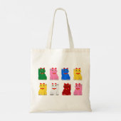 boodschappentas maneki neko tote bag (Achterkant)