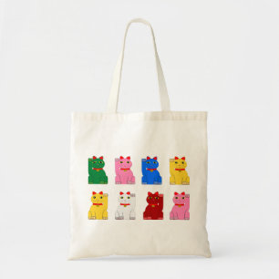 boodschappentas maneki neko tote bag