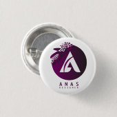 Boodschappentas Ronde Button 3,2 Cm (Voorkant /achterkant)