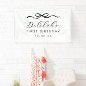 Boog 1e verjaardag spandoek (Insitu)