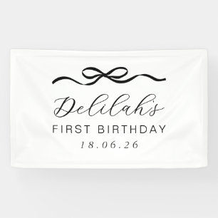 Boog 1e verjaardag spandoek