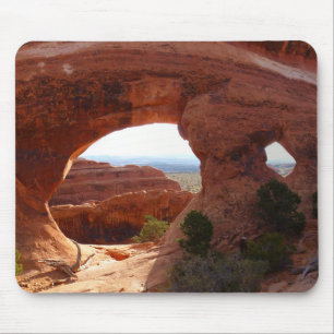Boog Ar I in Arches National Park Muismat
