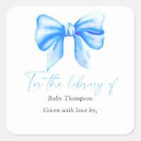 Boog - Baby Shower boekplaat, boeken voor baby