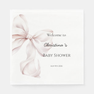 Boog baby shower servetten