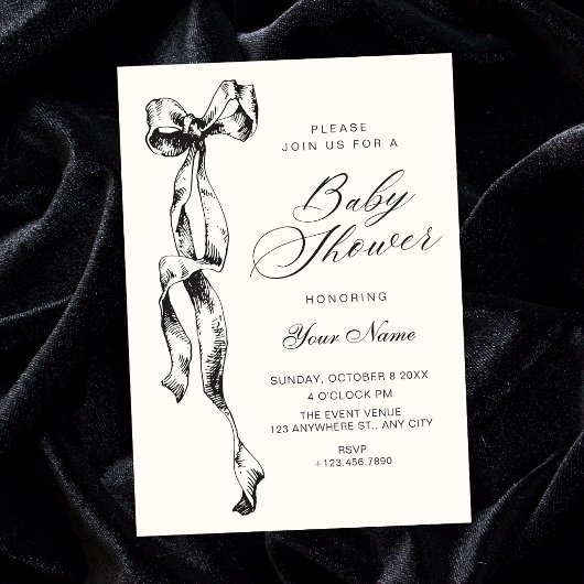 Boog babyshower kaart