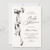 Boog babyshower kaart (Voorkant)