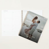 Boog Bewerkbare kleurenscript Aangepaste foto Planner (Display)