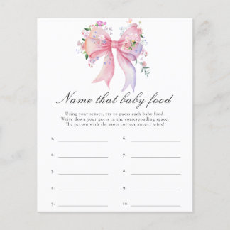 Boog bloemen baby shower - Raad die babyvoeding