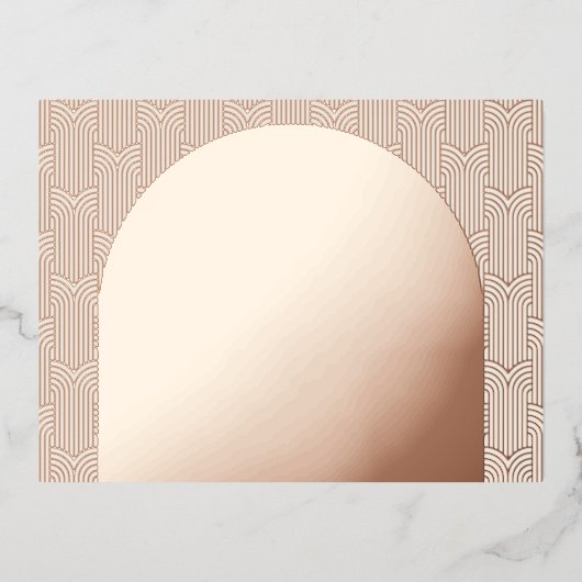 Boog Bruiloft RSVP Kaart (Voorkant)