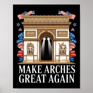 Boog De Trump Maakt Bogen Groot Again Poster