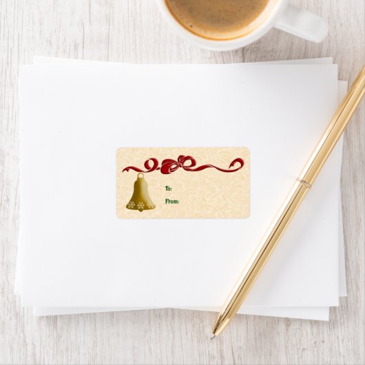 Boog en bel cadeau Labels (Insitu)