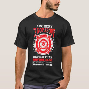 Boog en pijlstaartwaardersport Boog 34 T-shirt