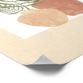 Boog en planten poster (Hoek)