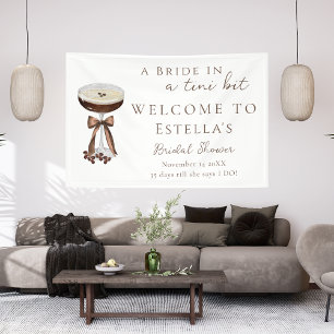 Boog Espresso Martini Bruidsfeest Welkomstbord Spandoek