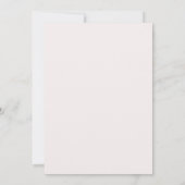 Boog handgeschreven roze Vrijgezellenfeest Kaart (Achterkant)