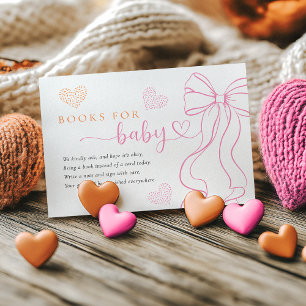Boog Hartjes Strooi Boeken voor Baby Kaart