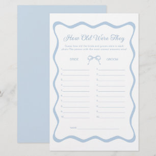 Boog Iets Blauw Vrijgezellenfeest Leeftijd Gissen