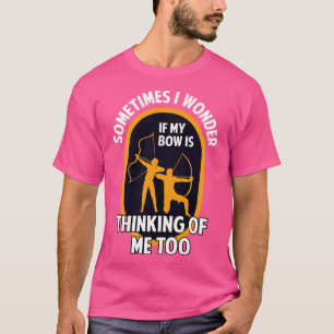 Boog jaagpijl en Archery Quote Design Archery T-shirt