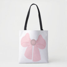 Boog met knoop Canvas tas
