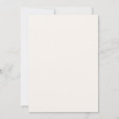 Boog Moderne kalligrafie Neem een traktatie bruilo Kaart (Achterkant)
