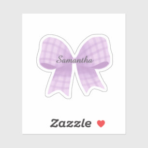 Boog Sticker, elke naam, Baby, Kinder, Meisje Sticker