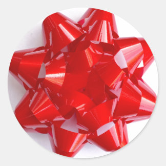 Boog Sticker in rood