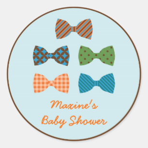 Boog Stropdas Baby shower Favor Sticker