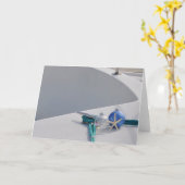 Boog van een boot - Ornamenten Kaart (Gele Bloem)