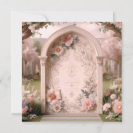  boog versierd feestdagenkaart