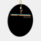 Boog voor boogschieten  herschikking keramisch ornament (Rechts)