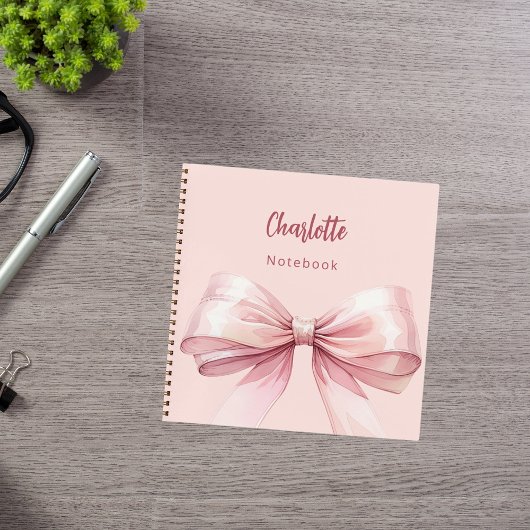 Boogblush roze notitieboek