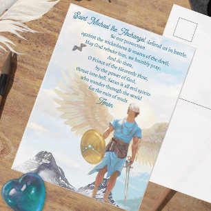 Boogengel Michael de Aartsengel Beschermingsgebed Briefkaart