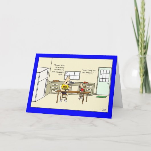 Booger Crunchies Verjaardag Kaart (Voorkant)