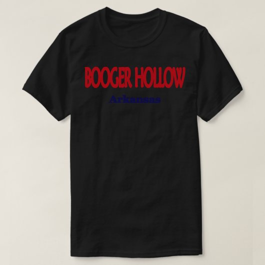Booger Hollow Arkansas TShirt (Design devant)