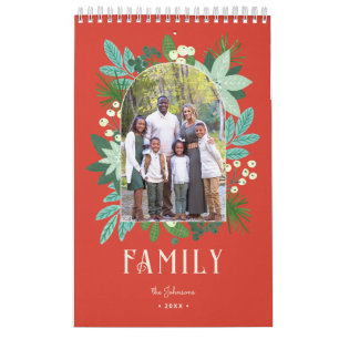 Boogframe Bloem Kerstmis Foto Kalender