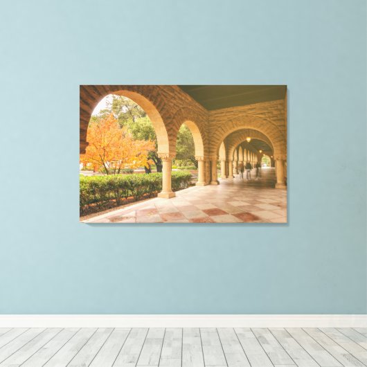 booggang canvas afdruk (Insitu (Houten vloer))